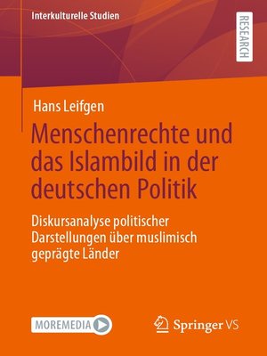 cover image of Menschenrechte und das Islambild in der deutschen Politik